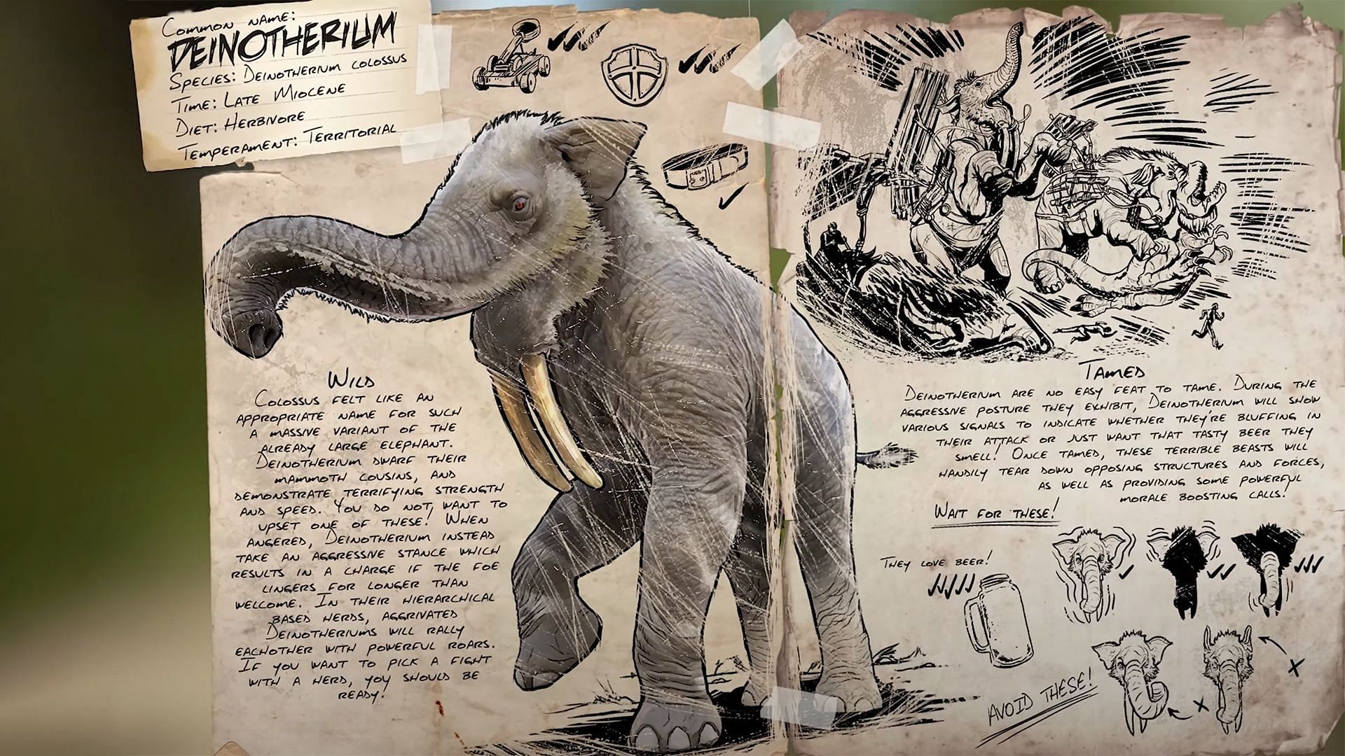 Deinotherium in ARK (Image via Studio Wildcard)